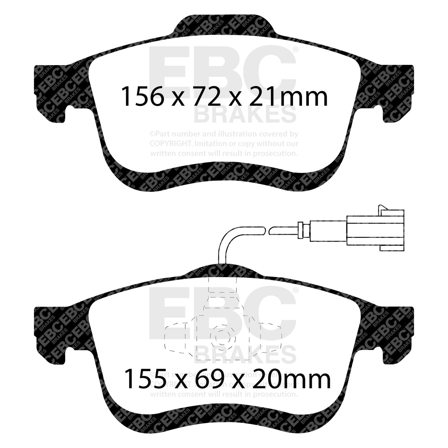 EBC Brakes Pad and Disc Full vehicle Kit (PD40K491)