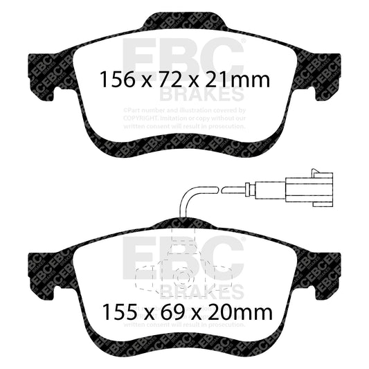 EBC Brakes Pad and Disc Full vehicle Kit (PD40K491)