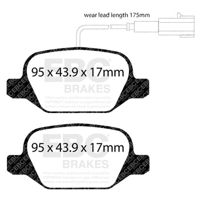 EBC Brakes Pad and Disc Full vehicle Kit (PD40K087) Image 1