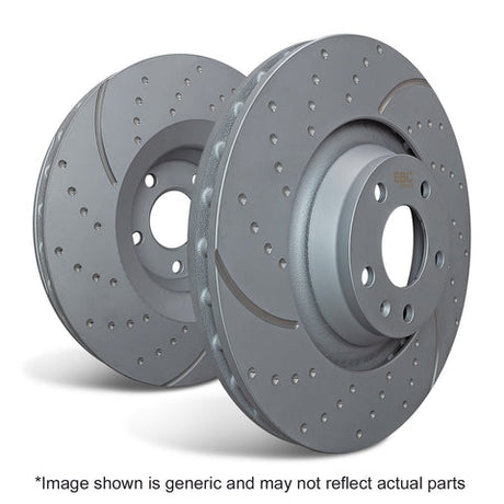 EBC GD Series Slotted and Dimpled Sport Discs (Pair) (GD2150) Image 1