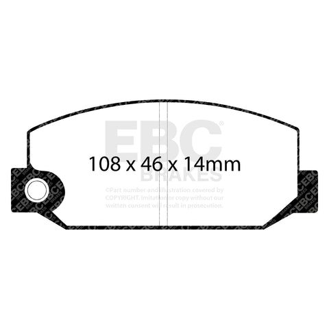 EBC Brakes Pad and Disc Kit (PDKF1848)