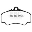 EBC Brakes Pad and Disc Kit (PD04KF440) Image 1