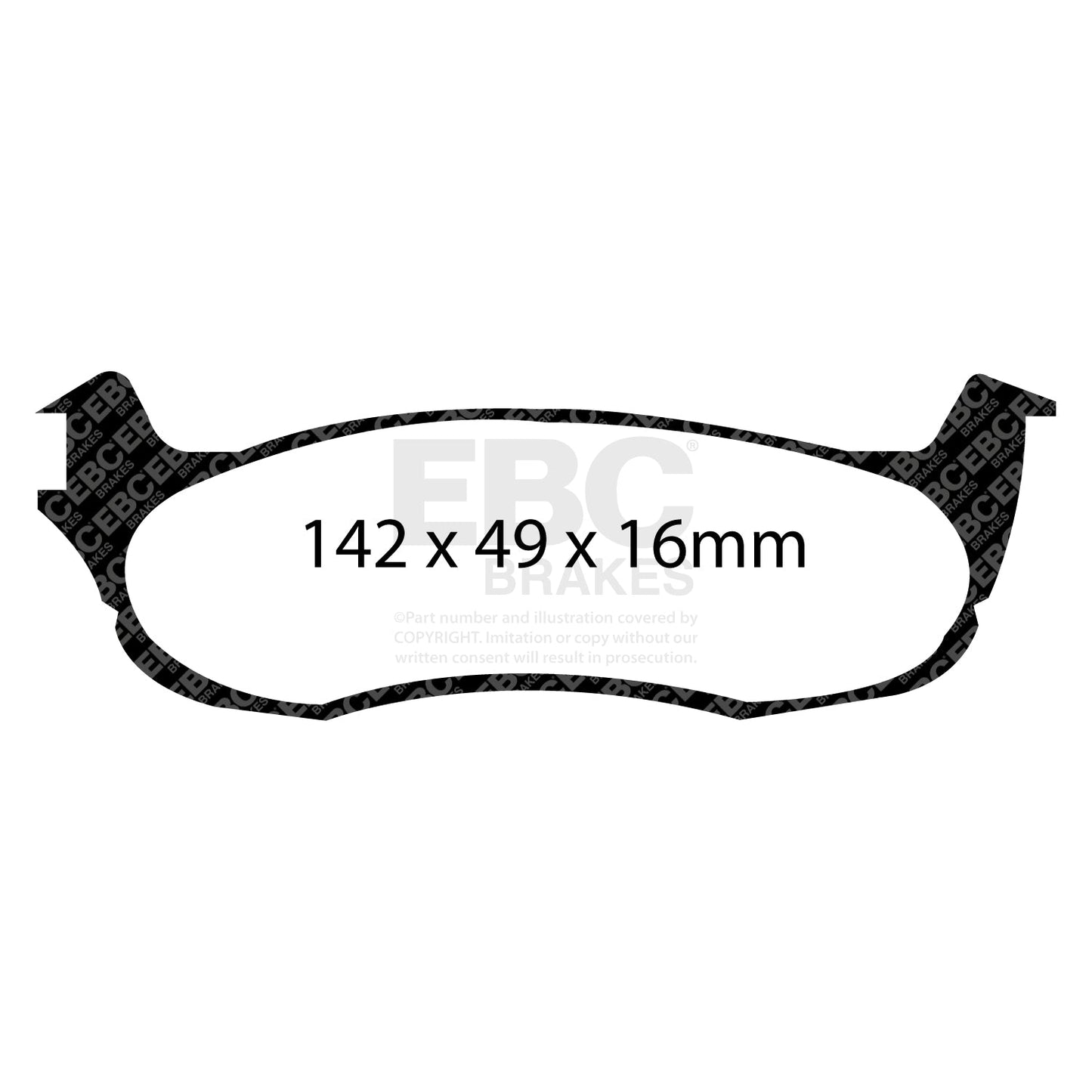 EBC Brakes Pad and Disc Full vehicle Kit (PD40K2112) Image 3