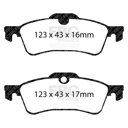 EBC Brakes Pad and Disc Full vehicle Kit (PD40K1291)