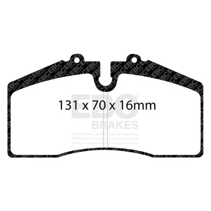 EBC Bluestuff NDX Trackday Brake Pad Set (DP51014NDX) Image 3