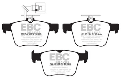 EBC Yellowstuff 4000 Series Street and Track Brake Pad Set (DP42295R) Image 4