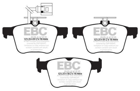 EBC Bluestuff NDX Trackday Brake Pad Set (DP52295NDX) Image 2