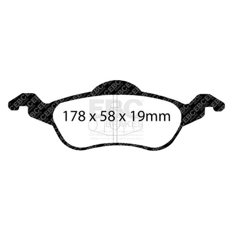 EBC Brakes Pad  and  Disc Kit (PD01KF562) Image 1