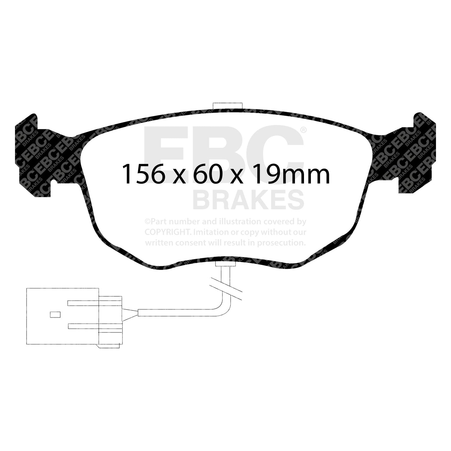 EBC Brakes Pad and Disc Full vehicle Kit (PD40K788) Image 5