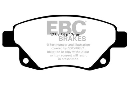 EBC Brakes Pad and Disc Full vehicle Kit (PD40K796) Image 4