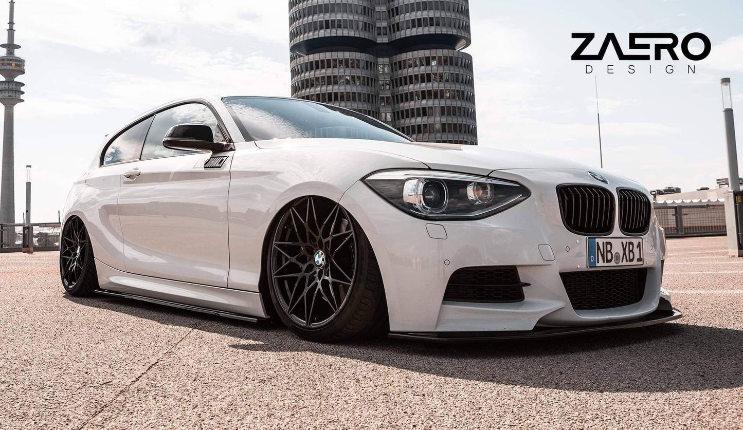 ZAERO EVO-1 Side Skirts Gloss Black BMW 1 & 2 Series F20-F23