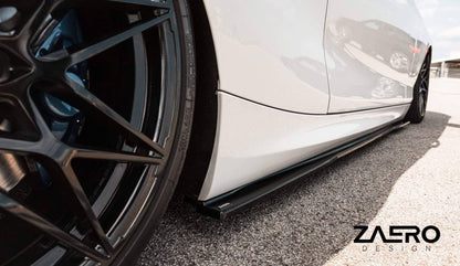 ZAERO EVO-1 Side Skirts Gloss Black BMW 1 & 2 Series F20-F23