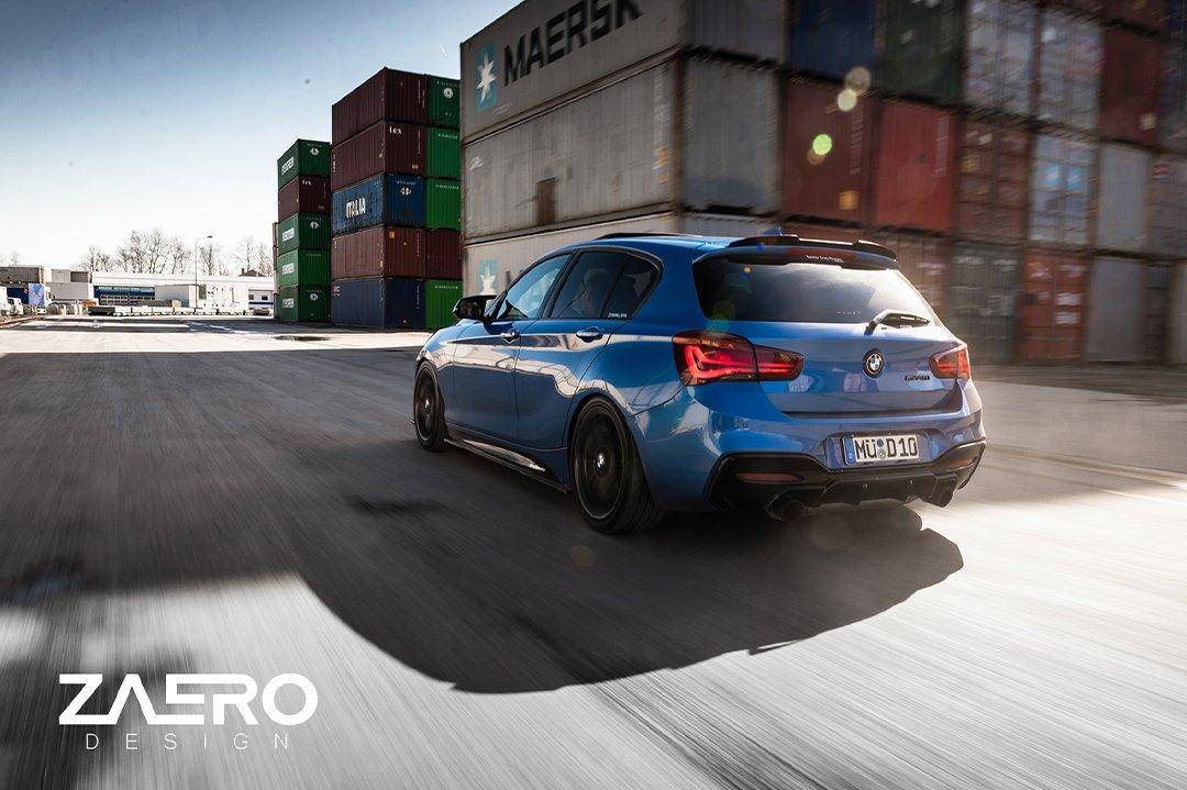 ZAERO EVO-1 Rear Spoiler Lip Gloss Black BMW 1 Series F20-F21