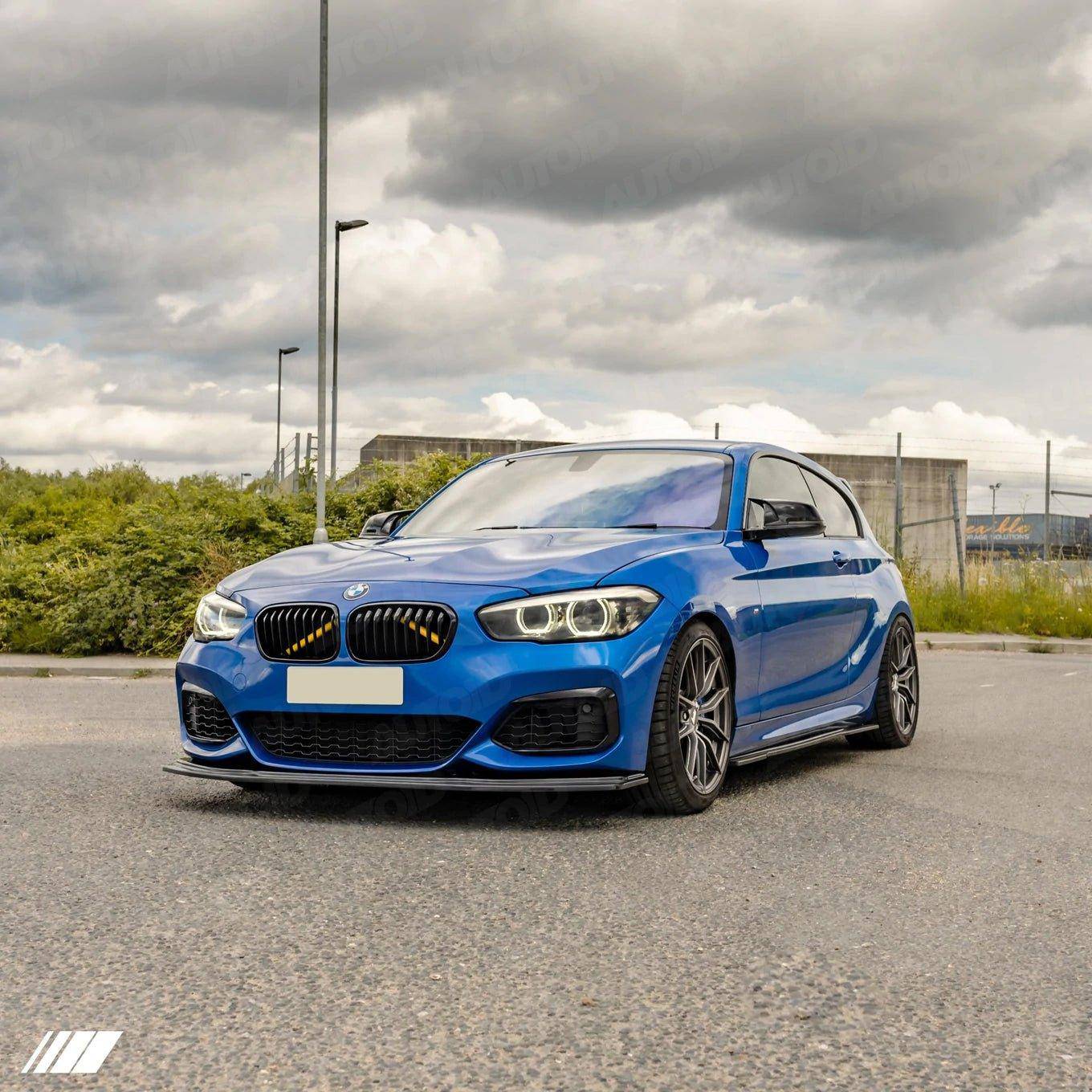 ZAERO EVO-1 Front Splitter Gloss Black BMW 1 Series F20-F21 LCI