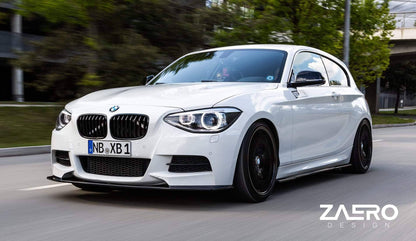 ZAERO EVO-1 Gloss Black Front Splitter for BMW 1 Series F20 Pre-LCI