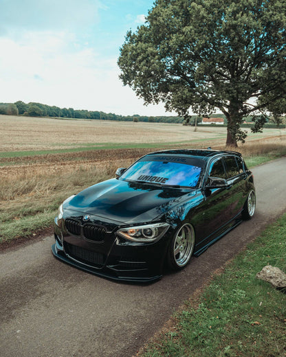 ZAERO EVO-1 Gloss Black Front Splitter for BMW 1 Series F20 Pre-LCI