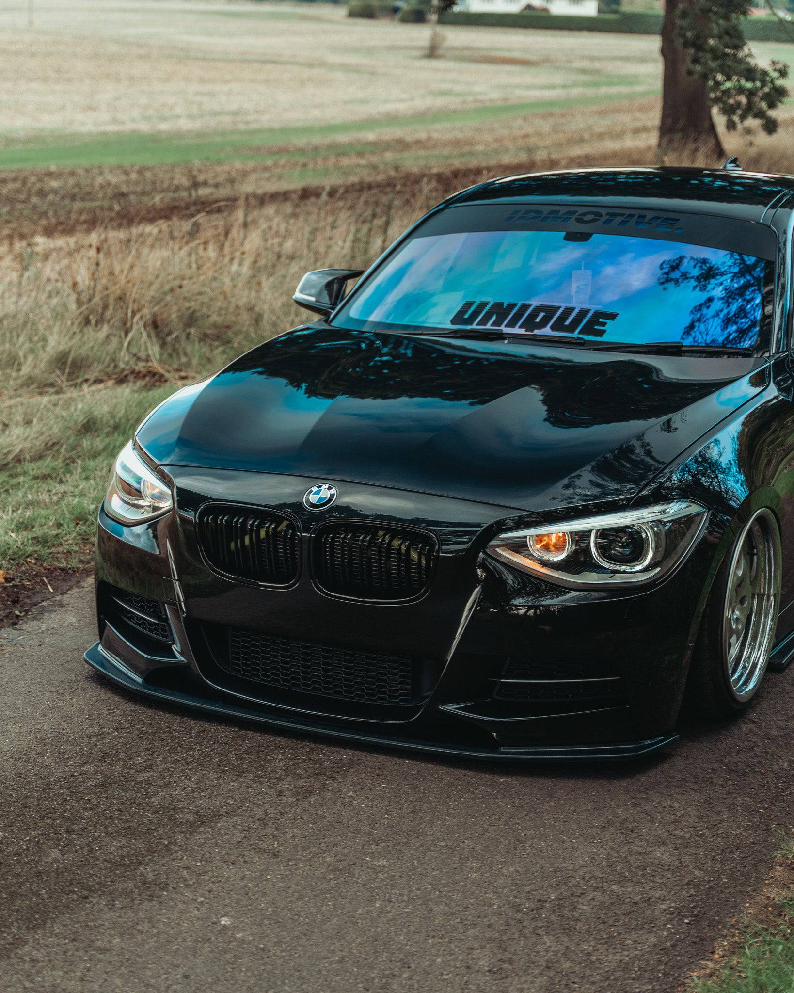 ZAERO EVO-1 Gloss Black Front Splitter for BMW 1 Series F20 Pre-LCI