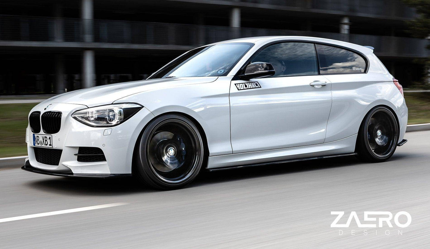 ZAERO EVO-1 Gloss Black Front Splitter for BMW 1 Series F20 Pre-LCI