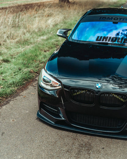 ZAERO EVO-1 Gloss Black Front Splitter for BMW 1 Series F20 Pre-LCI