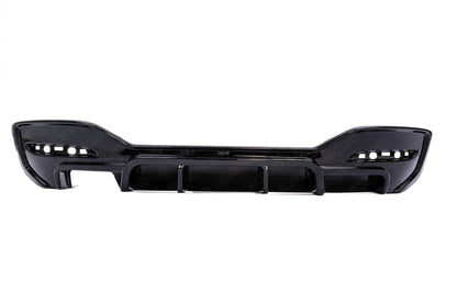 ZAERO EVO-1 Gloss Black Rear Diffuser for BMW 1 Series F20 F21 LCI