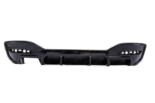 ZAERO EVO-1 Gloss Black Rear Diffuser for BMW 1 Series F20 F21 LCI