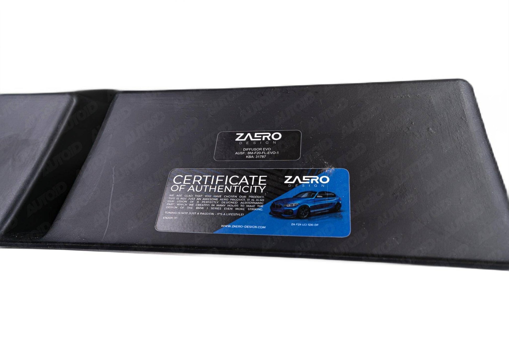 ZAERO EVO-1 Gloss Black Rear Diffuser for BMW 1 Series F20 F21 LCI