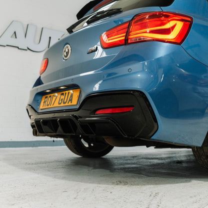 ZAERO EVO-1 Gloss Black Rear Diffuser for BMW 1 Series F20 F21 LCI