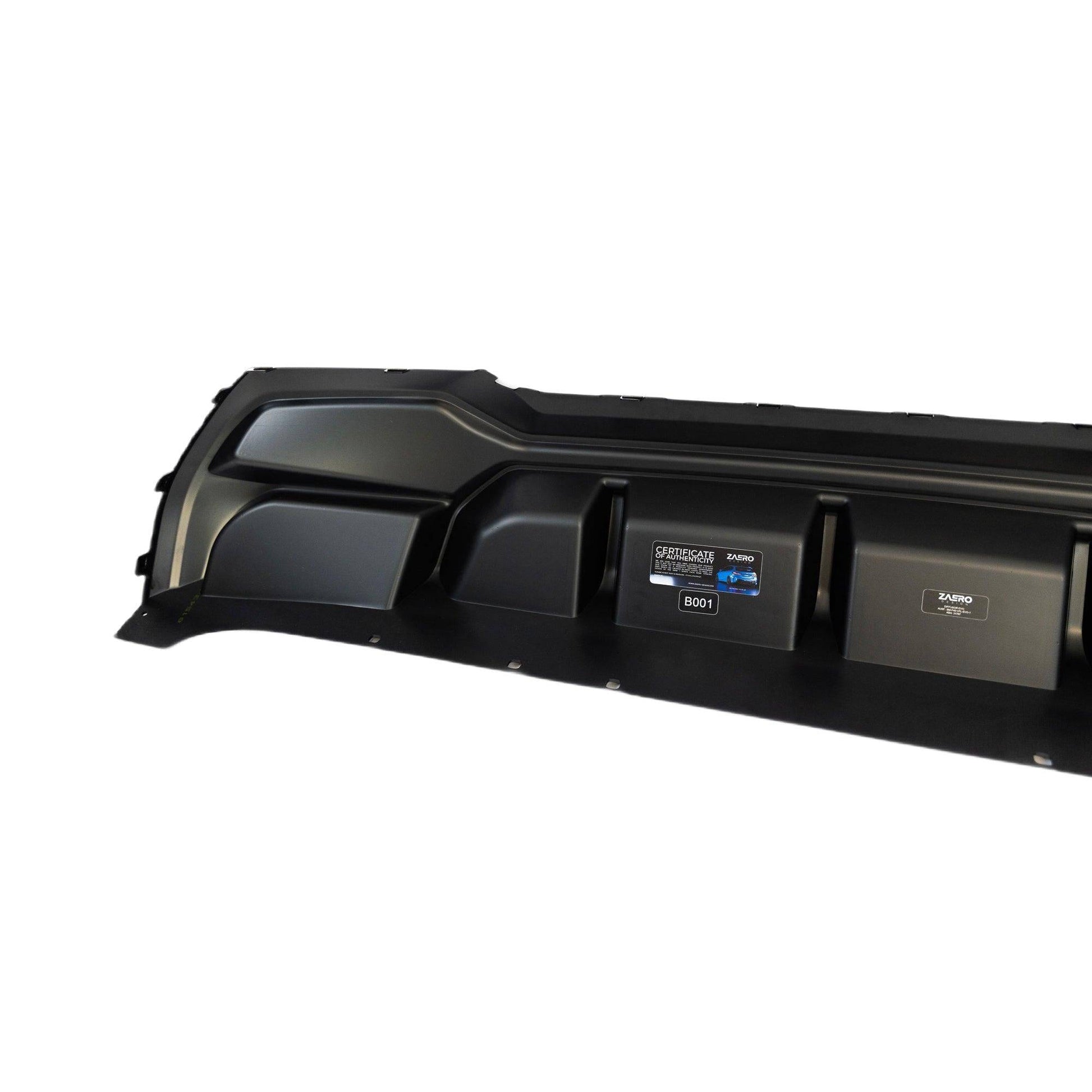 ZAERO EVO-1 Gloss Black Rear Diffuser for BMW 1 Series F40 M Sport