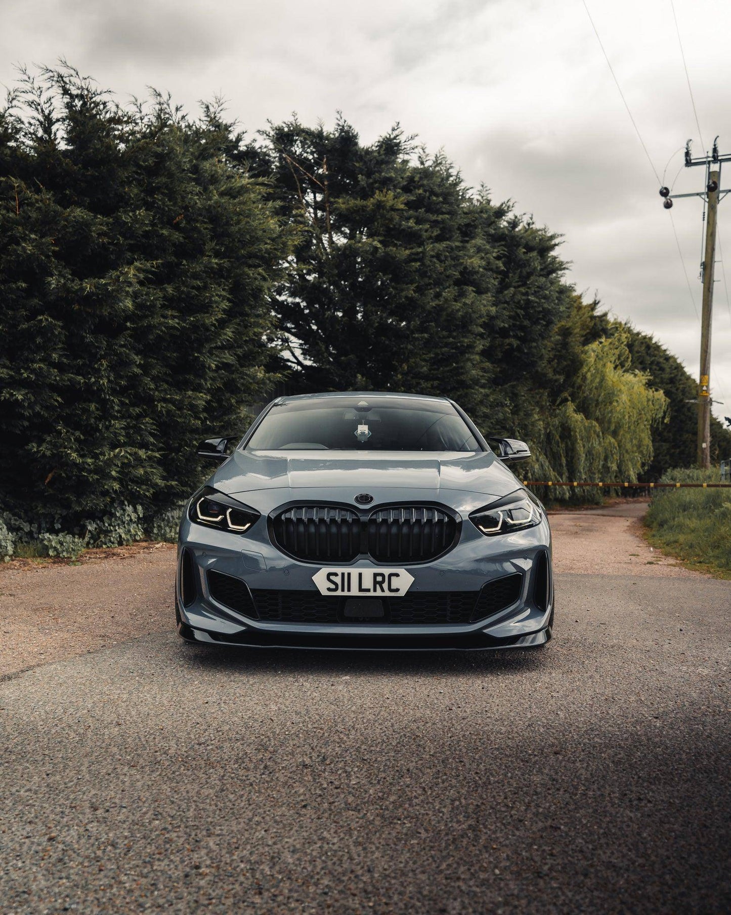 ZAERO EVO-1 Gloss Black Front Splitter BMW 1 Series F40