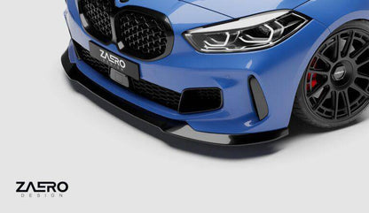 ZAERO EVO-1 Gloss Black Front Splitter BMW 1 Series F40