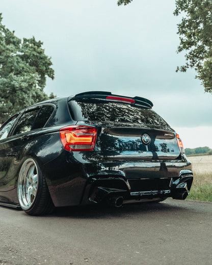 ZAERO EVO-1 Gloss Black Rear Diffuser for BMW 1 Series F20 F21