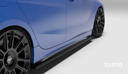 ZAERO EVO-1 Gloss Black Side Skirts BMW 1 Series F40