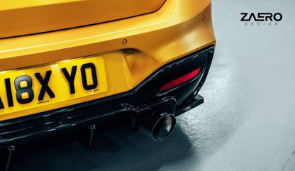 ZAERO EVO-1 Gloss Black Diffuser Flap Extensions BMW 1 Series