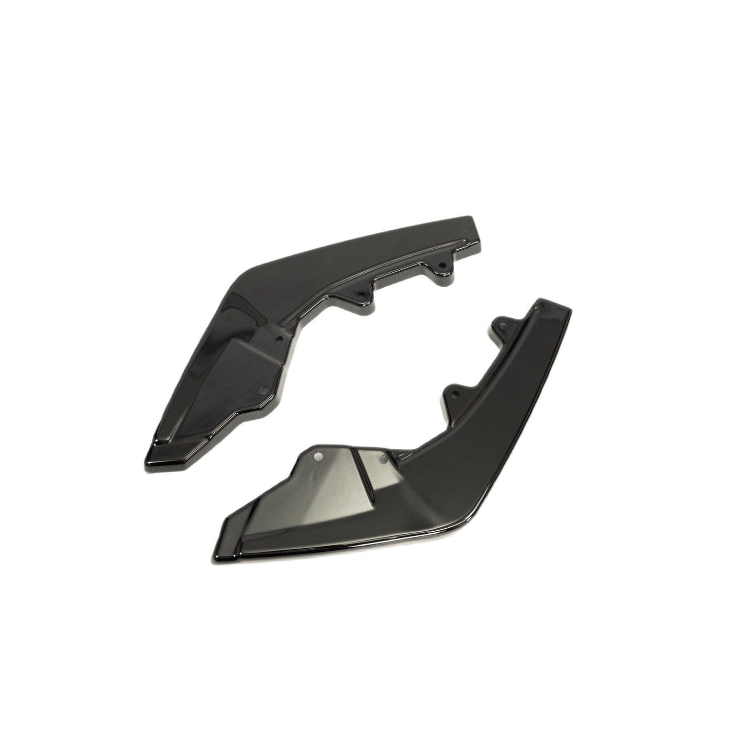 ZAERO EVO-1 Gloss Black Diffuser Flap Extensions BMW 1 Series