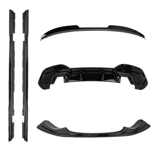 ZAERO EVO-1 Gloss Black Body Kit for BMW M140i F20 F21 LCI (2015–2019)