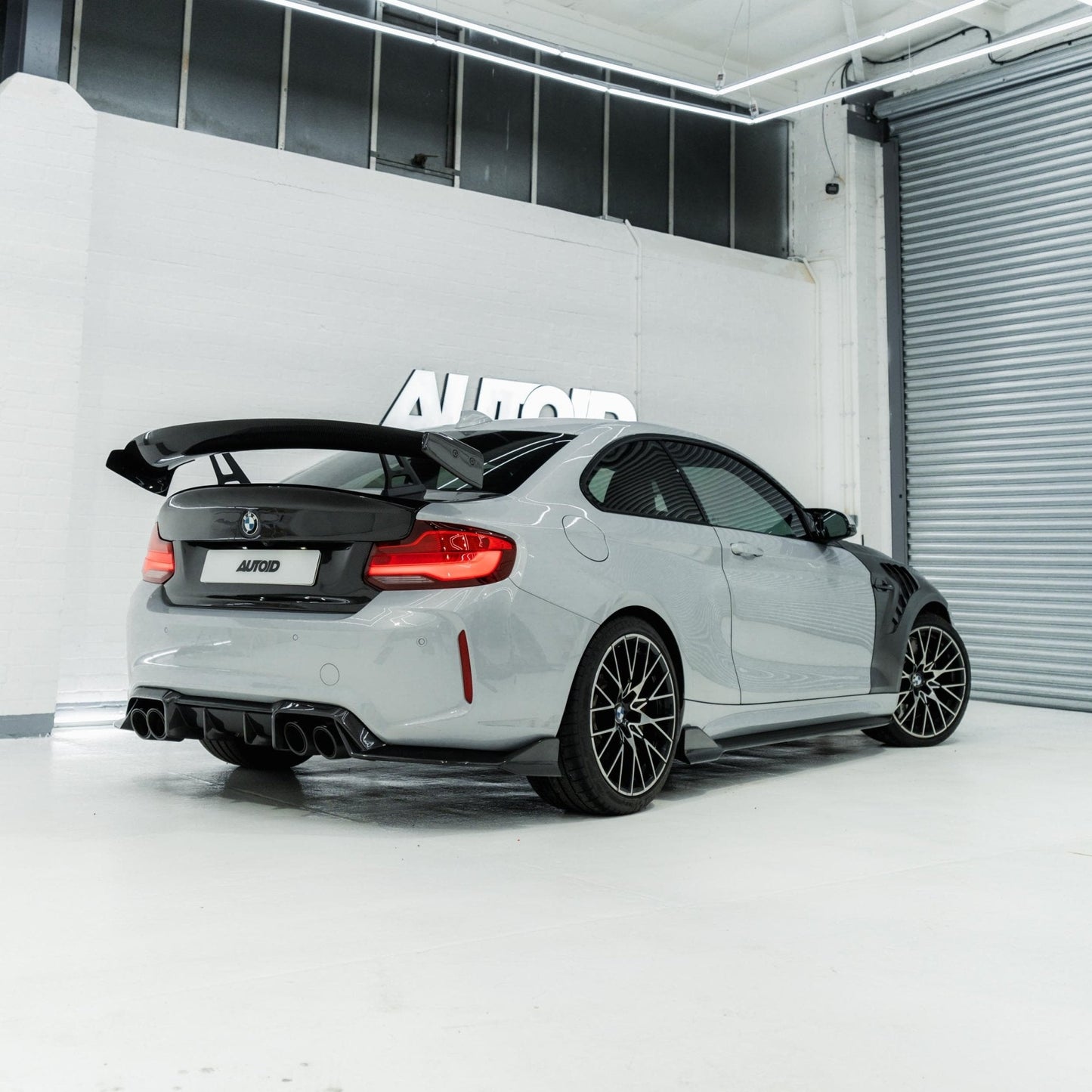 BMW 2 Series F22 & M2 F87 Pre - Preg Carbon Fibre Swan Neck AT - R1 Rear Wing by Adro (2014 - 2021) - | Rear Wings | FD Racing