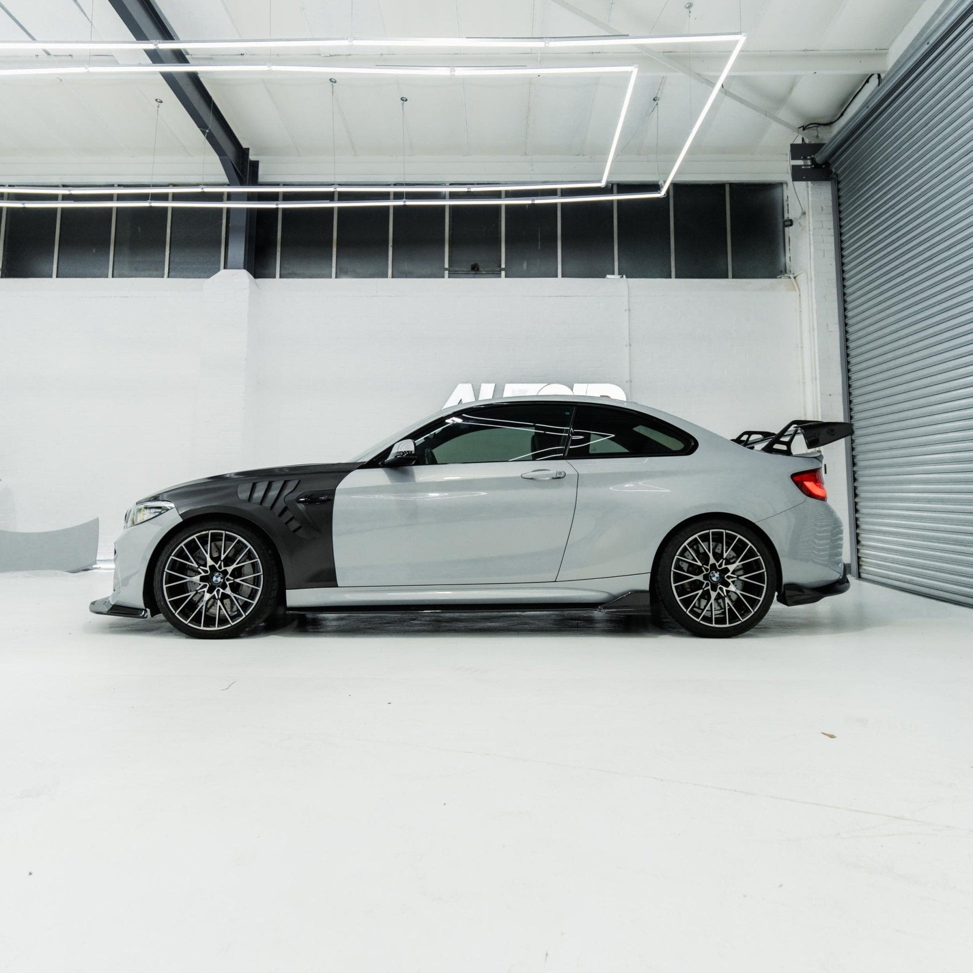 BMW 2 Series F22 & M2 F87 Pre - Preg Carbon Fibre Swan Neck AT - R1 Rear Wing by Adro (2014 - 2021) - | Rear Wings | FD Racing