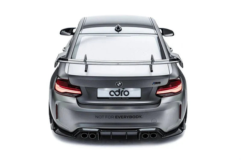 BMW 2 Series F22 & M2 F87 Pre - Preg Carbon Fibre Swan Neck AT - R1 Rear Wing by Adro (2014 - 2021) - | Rear Wings | FD Racing