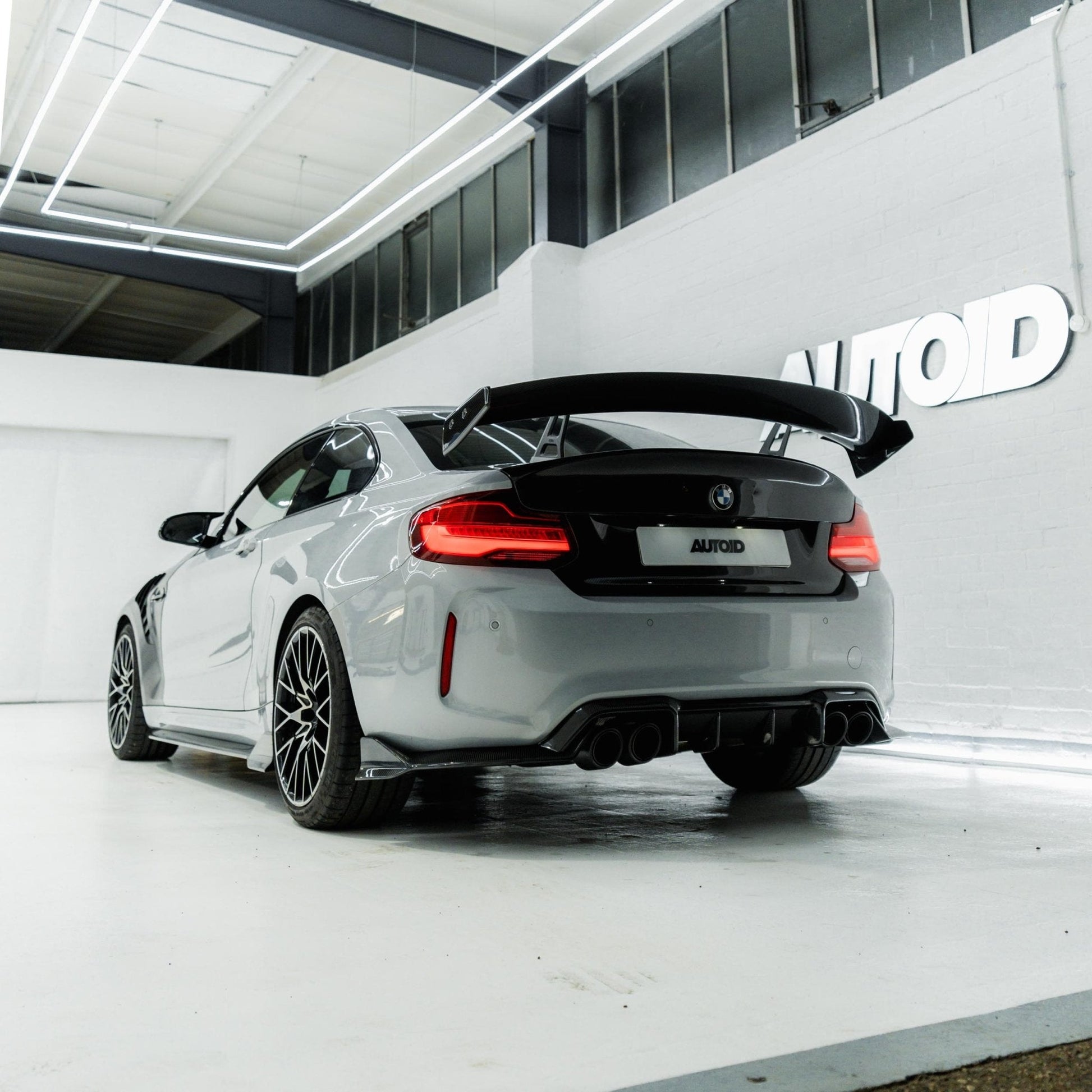 BMW 2 Series F22 & M2 F87 Pre - Preg Carbon Fibre Swan Neck AT - R1 Rear Wing by Adro (2014 - 2021) - | Rear Wings | FD Racing