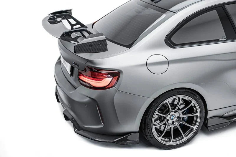 BMW 2 Series F22 & M2 F87 Pre - Preg Carbon Fibre Swan Neck AT - R1 Rear Wing by Adro (2014 - 2021) - | Rear Wings | FD Racing