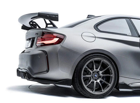 BMW 2 Series F22 & M2 F87 Pre - Preg Carbon Fibre Swan Neck AT - R1 Rear Wing by Adro (2014 - 2021) - | Rear Wings | FD Racing