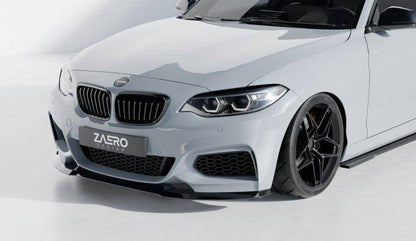 ZAERO EVO-1 Gloss Black Front Splitter BMW 2 Series F22/F23