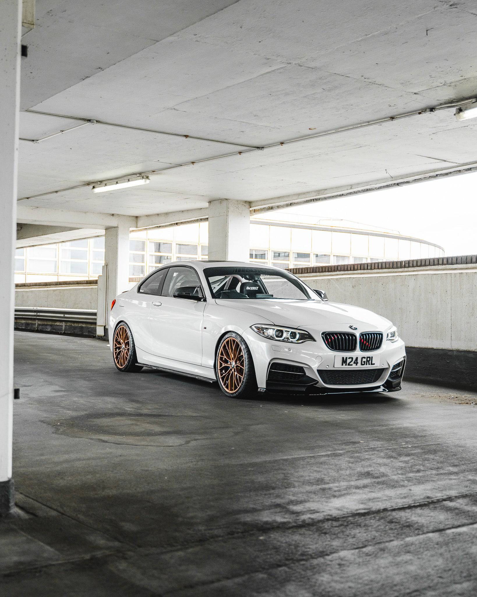 ZAERO EVO-1 Gloss Black Front Splitter BMW 2 Series F22/F23