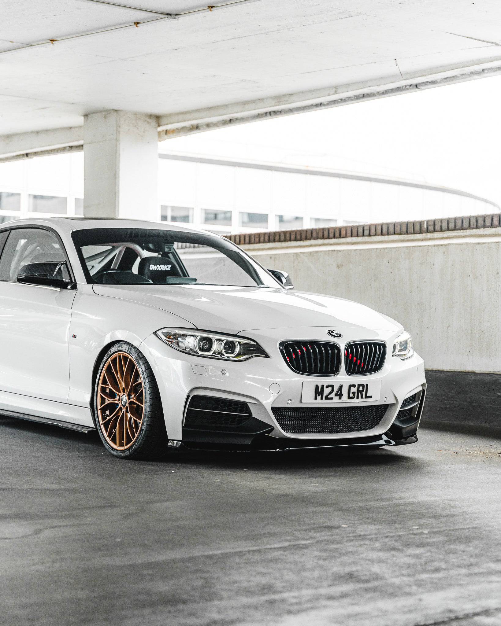 ZAERO EVO-1 Gloss Black Front Splitter BMW 2 Series F22/F23