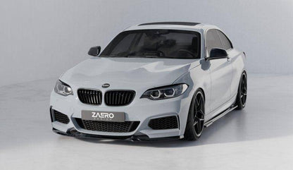 ZAERO EVO-1 Gloss Black Front Splitter BMW 2 Series F22/F23