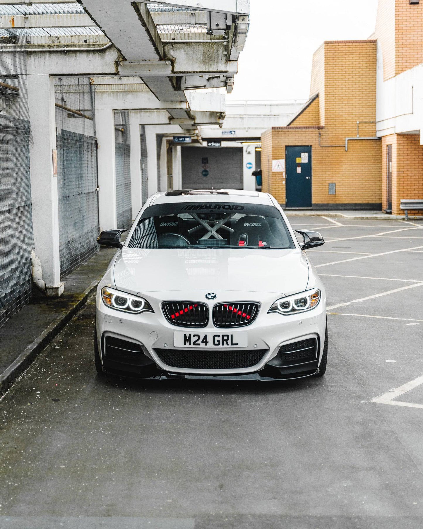 ZAERO EVO-1 Gloss Black Front Splitter BMW 2 Series F22/F23