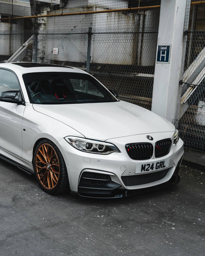 ZAERO EVO-1 Gloss Black Front Splitter BMW 2 Series F22/F23