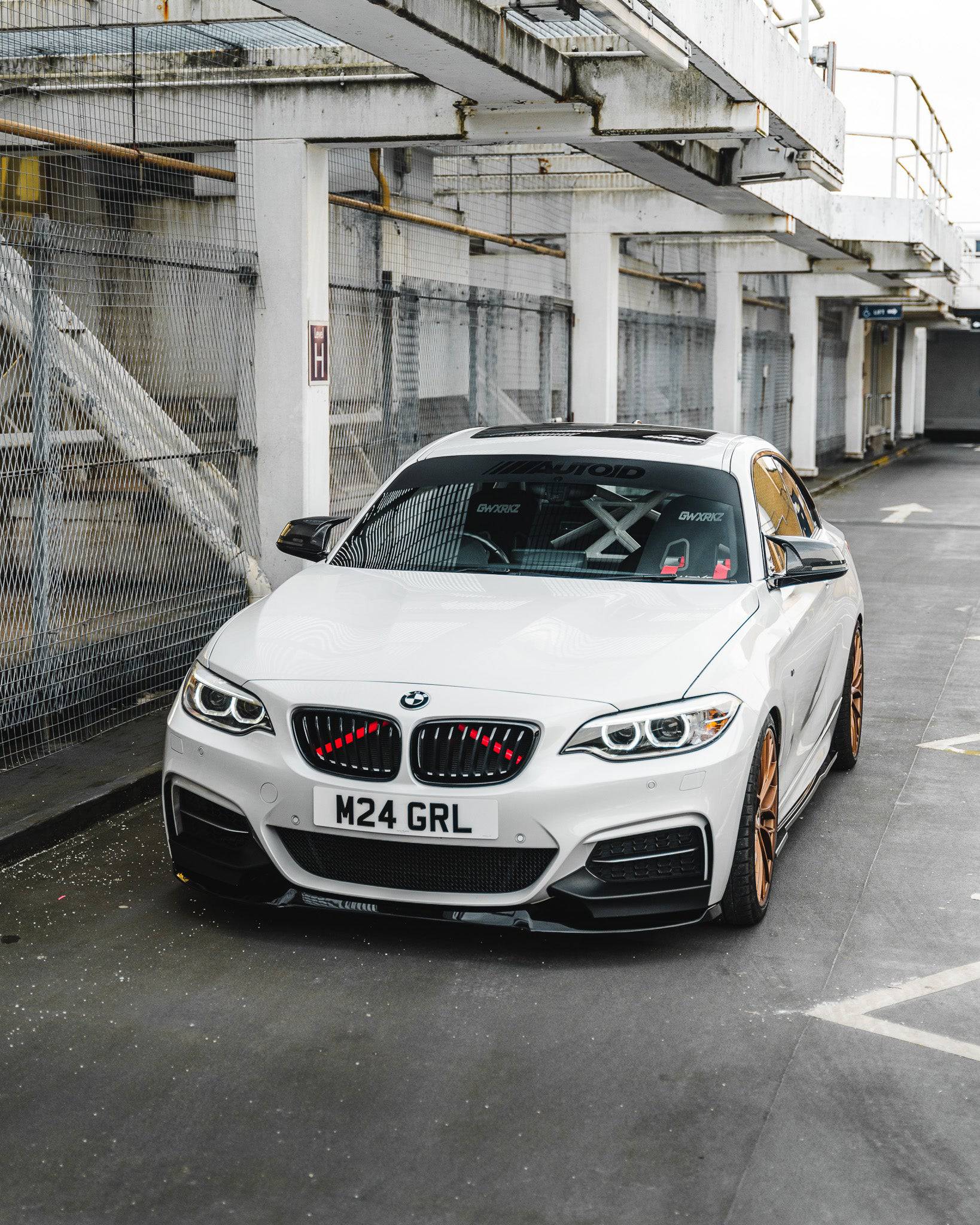 ZAERO EVO-1 Gloss Black Front Splitter BMW 2 Series F22/F23