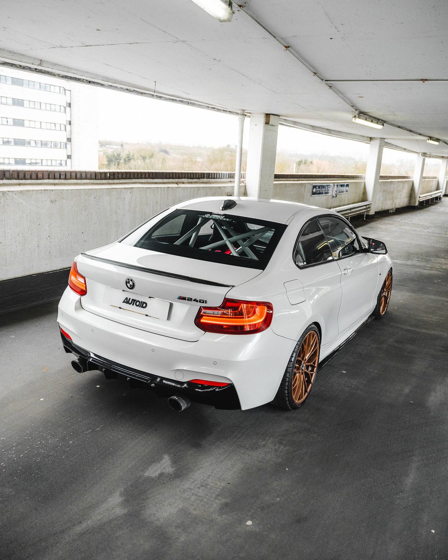 ZAERO EVO-1 Gloss Black Rear Diffuser BMW 2 Series F22/F23