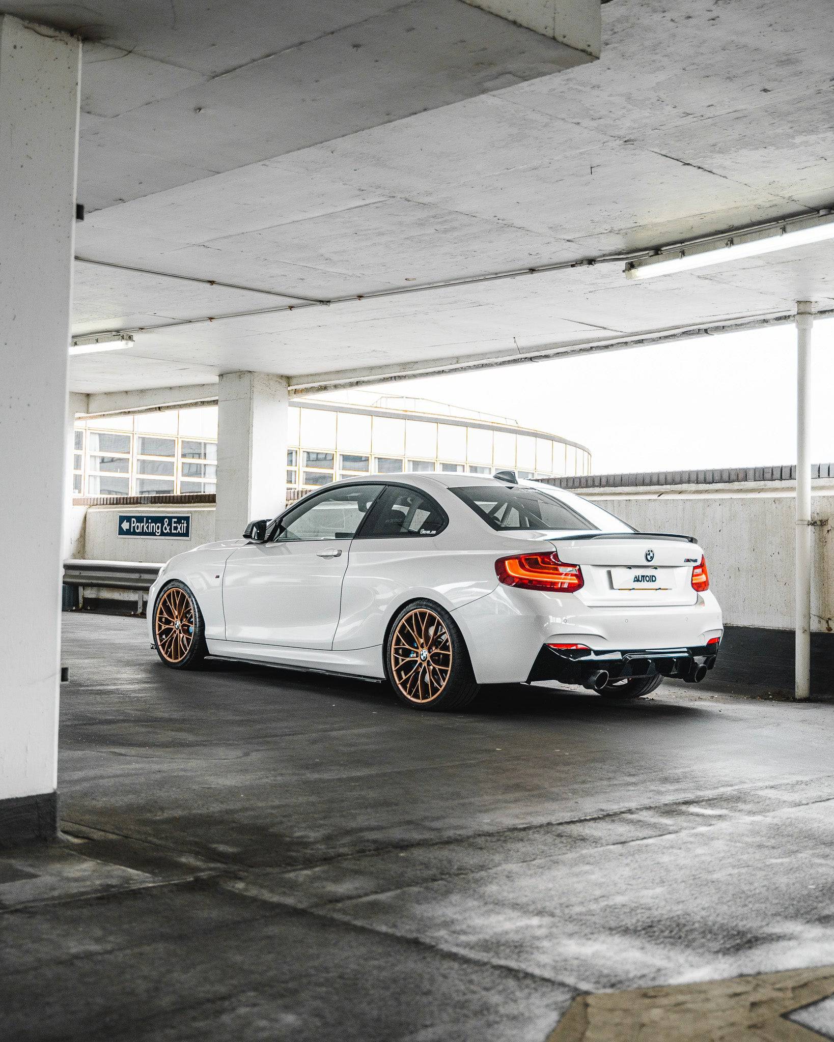 ZAERO EVO-1 Gloss Black Rear Diffuser BMW 2 Series F22/F23